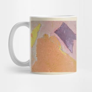 Abstract mixed media acrylic painting Mug